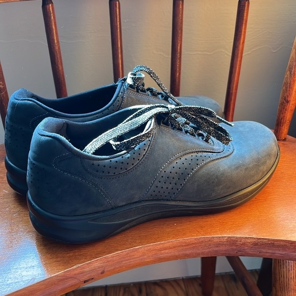 SAS Walk Easy Lace Up Walking Shoe Color Nero Size 8.5 - Picture 9 of 11